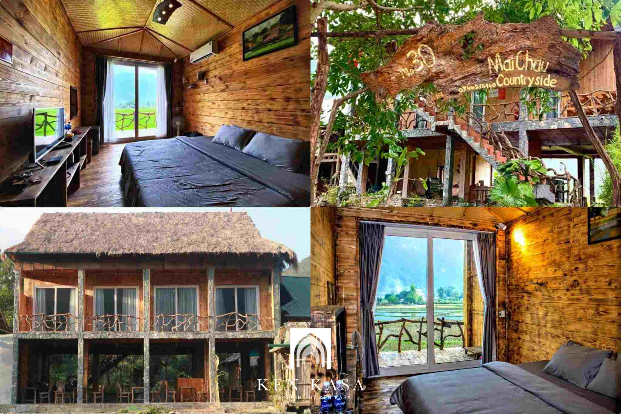 Mẫu nhà sàn homestay đẹp Mai Châu Countryside